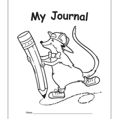 Composition Notebooks|Edupress My Journal, 8.5" x 7", 32 Pages, White, 12/Pack (EP-143-12)