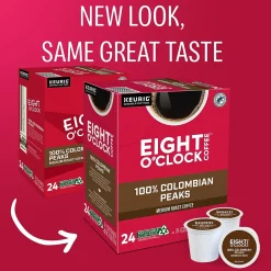 Eight O'Clock Colombian Coffee Keurig® K-Cup® Pods, Medium Roast, 24/Box (6407)