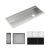 Elkay Circuit Chef Single-Bowl Undermount Sink Kit, 20.5" x 45.5" x 10", Stainless Steel, Lustrous Satin (CS45BPK)