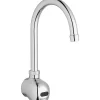 Elkay Commercial Touchless Electronic Sensor Scrub/Handwash Battery Powered Wall Mount Faucet Chrome (LKB722C)
