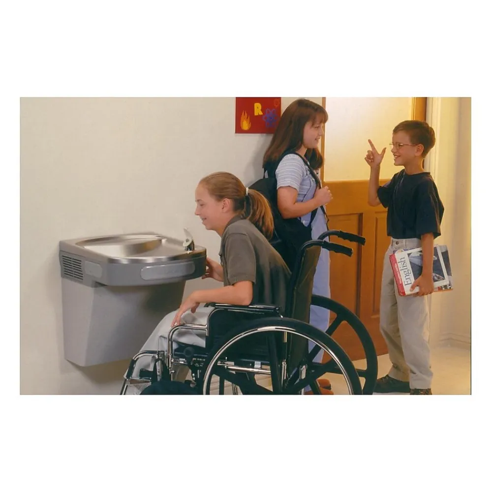 Elkay Cooler Wall Mount ADA Non-Filtered, 8 GPH Light Gray Granite (EZS8L)