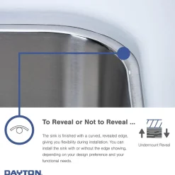 Elkay Dayton Stainless Steel 16