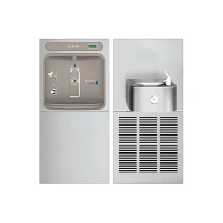 Elkay EZH2O Bottle Filling Station with Soft Sides Single Fountain, Stainless Steel (EZWS-SS8K)