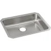 Elkay Lustertone Classic Single-Bowl Undermount Sink, 18.25" x 23.5" x 5.38", Stainless Steel, Lustrous Satin (ELUHAD211555)