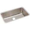 Elkay Lustertone Classic Single-Bowl Undermount Sink, 10" x 30.5" x 18.5", Stainless Steel, Lustrous Satin (ELUH281610)
