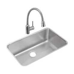 Elkay Lustertone Classic Single-Bowl Undermount Sink, 10