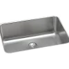 Elkay Lustertone Stainless Steel 26-1/2" x 18-1/2" x 10", Single Bowl Undermount Sink with Perfect Drain (ELUH241610PD)