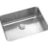 Elkay Lustertone Stainless Steel 23-1/2" x 18-1/4" x 7-1/2", Single Bowl Undermount Sink with Perfect Drain (ELUH2115PD)