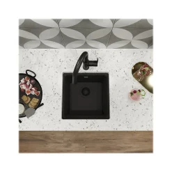 Elkay Quartz Luxe Single-Bowl Drop-In/Undermount Bar Sink, 15.75