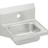 Elkay Single Bowl Wall Hung Handwash Sink, Stainless Steel (CHS17161)