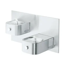 Elkay Soft Sides Bi-Level Fountain Non-Filtered Non-Refrigerated, Stainless (EDFP217C)