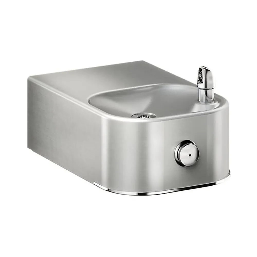 Elkay Soft Sides Single Fountain, Stainless Steel (EDFP214FPK)