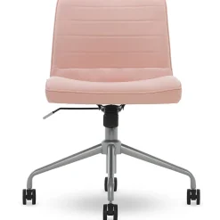 Office Chairs*Elle Decor Adelaide Fabric Task Chair, Pink (48214A)