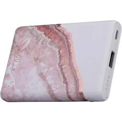 ELLIE ROSE 5,000 mAh Power Bank, Rose Gold Agate (PB-0034)<Ellie Los Angeles Clearance