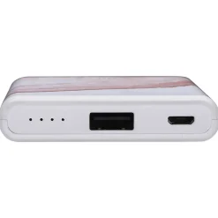 ELLIE ROSE 5,000 mAh Power Bank, Rose Gold Agate (PB-0034)<Ellie Los Angeles Clearance
