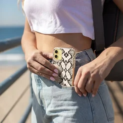 Ellie Los Angeles ELLIE ROSE Phone Case for iPhone 11/XR, Snakeskin (11XR-0005)