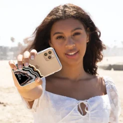 Ellie Los Angeles ELLIE ROSE Phone Case for iPhone 11 Pro/X/Xs, Onyx Obsession (11PROX-0001)