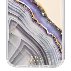 Ellie Los Angeles ELLIE ROSE Phone Case for iPhone X, Xs, and 11 Pro, Deep Purple Agate (11PROX-0004)