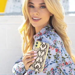 Ellie Los Angeles ELLIE ROSE Phone Case for iPhone 12 Mini, Snakeskin (12M-0005)