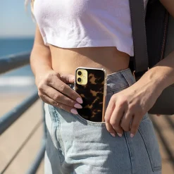 Ellie Los Angeles ELLIE ROSE Phone Case for iPhone 12 Mini, Tortoiseshell (12M-0038)