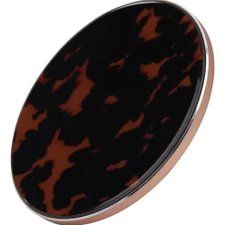 Ellie Los Angeles ELLIE ROSE Wireless Charging Pad, Tortoiseshell (WC-0038)