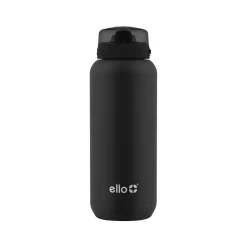 ello Cooper Stainless Steel Vacuum Insulated Water Bottle, 32 oz., Black (489-0999-400-6)