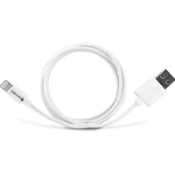 Charge and Sync Lightning to USB-A Cable, 6 ft., White, (ELC460)<Ematic Discount