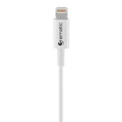 Charge and Sync Lightning to USB-A Cable 10 ft., White, (ELC510)<Ematic Clearance
