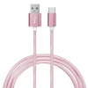 Charge and Sync USB-C 2.0 to USB-A Cable, 6 ft., Pink, (EUTC602PN)<Ematic