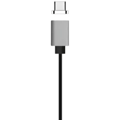 Magnetic USB-C to USB-A Cable for Android Devices, 3 ft., Black (EUTCMG300)<Ematic Sale