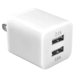 2-Port USB-A Wall Charger, 2.1-Amp, White, (ECW06WH)<Ematic Online
