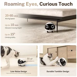 Enabot ROLA Mini Companion Robot, Black (ROLA Mini)