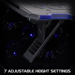 Hot Enhance Cryogen Laptop Cooling Stand, USB Connectivity, Blue/Black (ENGXC20100BLWS)