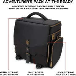 Tabletop Roleplaying Game Fabric Messenger Bag, Black (5501330)<Enhance