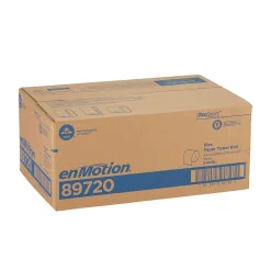 enmotion Flex Hardwound Paper Towels, 1-ply, 550 ft./Roll, 6 Rolls/Carton (89720)