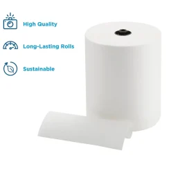 enmotion Hardwound Paper Towels, 1-ply, 700 ft./Roll, 6 Rolls/Carton (89420)