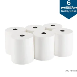 enmotion Hardwound Paper Towels, 1-ply, 700 ft./Roll, 6 Rolls/Carton (89420)