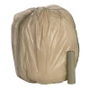 LLDPE 60 Gallon Industrial Trash Bag, 58" x 38", Low Density, 1 mil, Gray, 100 Bags/Box, 10 Rolls (L385810K)<Envision New