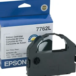 Epson Black Dot-Matrix Printer Ribbon (7762L)