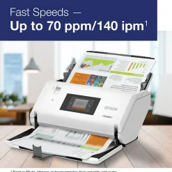 Epson DS-30000 Large-format Duplex Document Scanner, White (B11B256201)