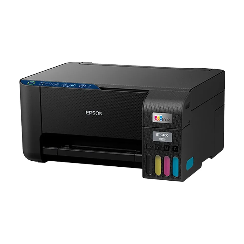 Epson EcoTank ET-2400 Wireless Color Inkjet Printer, All-In-One Supertank, Print, Scan, Copy (9592581)