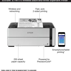 Epson EcoTank ET-M1170 Wireless Monochrome Inkjet Printer