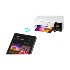 Epson EcoTank Photo ET-8550 Wireless Color Inkjet Printer, All-In-One Supertank, Print, Scan, Copy (9472524)