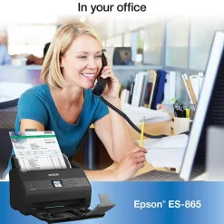 Epson ES-865 High-Speed Duplex Desktop Document Scanner (B11B250202)