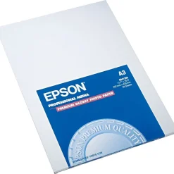 Photo Paper*Epson Glossy Photo Paper, 11.7" x 16.5", 20 Sheets/Pack (EPSS041288)