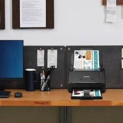 Epson WorkForce ES-500W II Wireless Duplex Document Scanner, Black (B11B263201)