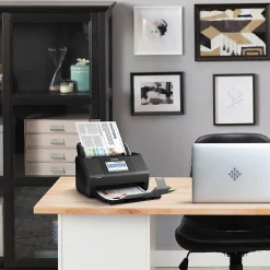 Epson WorkForce ES-580W Wireless Duplex Document Scanner, Black (B11B258201)