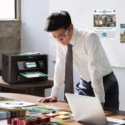 Epson WorkForce Pro WF-4820 Wireless Color Inkjet Printer, All-In-One, Print, Scan, Copy, Fax (9472527)