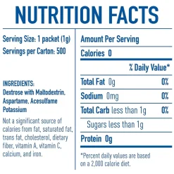 Equal Original Artificial Sweeteners, 500/Box (NUT20015448)