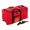 Arsenal 16" Nylon Fire & Rescue Gear Bag with Wheels, Red (13205)<Ergodyne Online
